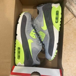Air max 90 grey/neon green